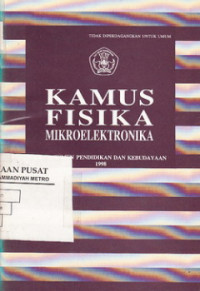 Image of Kamus Fisika : Mikroelektronika