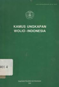 Image of Kamus Ungkapan Wolio-Indonesia