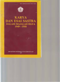 Image of Karya Dan Esai Sastra Dalam Majalah Daya