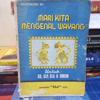 Image of Mari Kita Mengenal Wayang