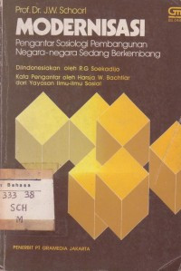 Image of Modernisasi : Pengantar Sosiologi Pembangunan Negara-Negara Sedang Berkembang