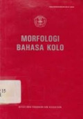Morofologi Bahasa Kolo