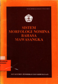Image of Sistem Morfologi Nomina Bahasa Mawasangka