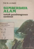 Sumberdaya Alam : untuk pembangunan nasional