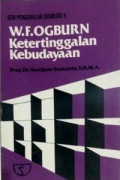 W.F OGBURN : Ketertinggalan Kebudayaan
